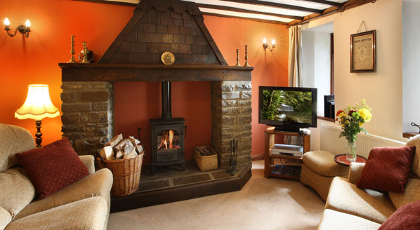 cottage-log-fire