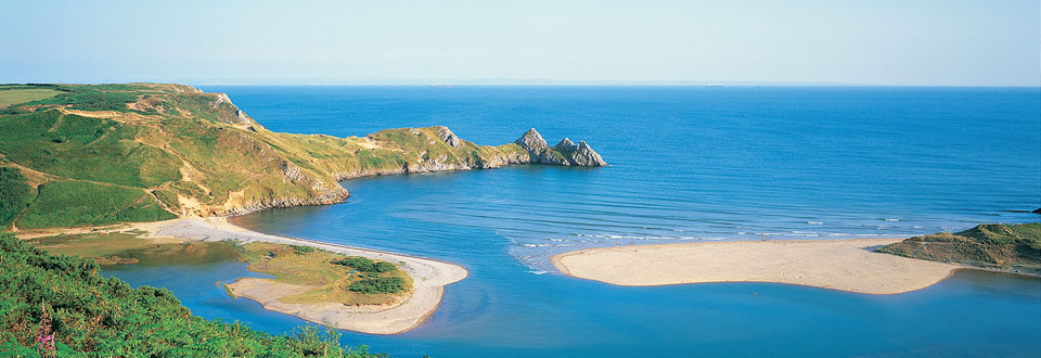 Three Cliffs Bay in Gower